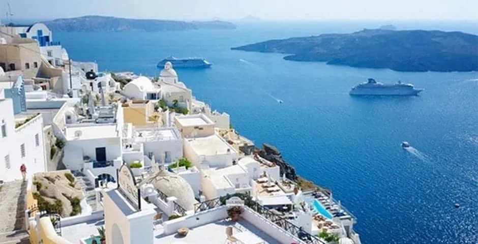Santorini, Yunanistan Gemi Turu